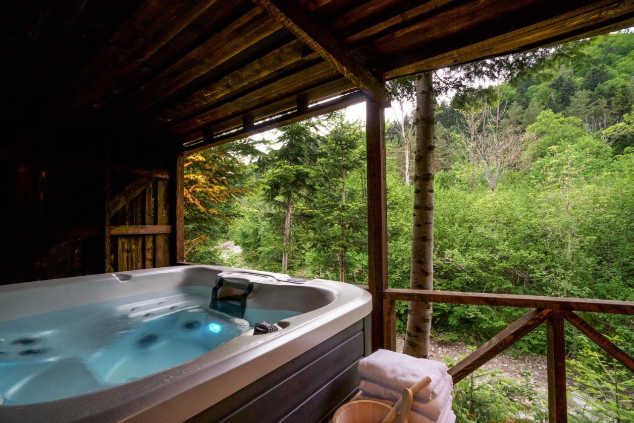 Novosiele Residence - Nad Gorska Rzeka - Lesne Spa Sauna Jacuzzi - Bieszczady Bystre  Esterno foto