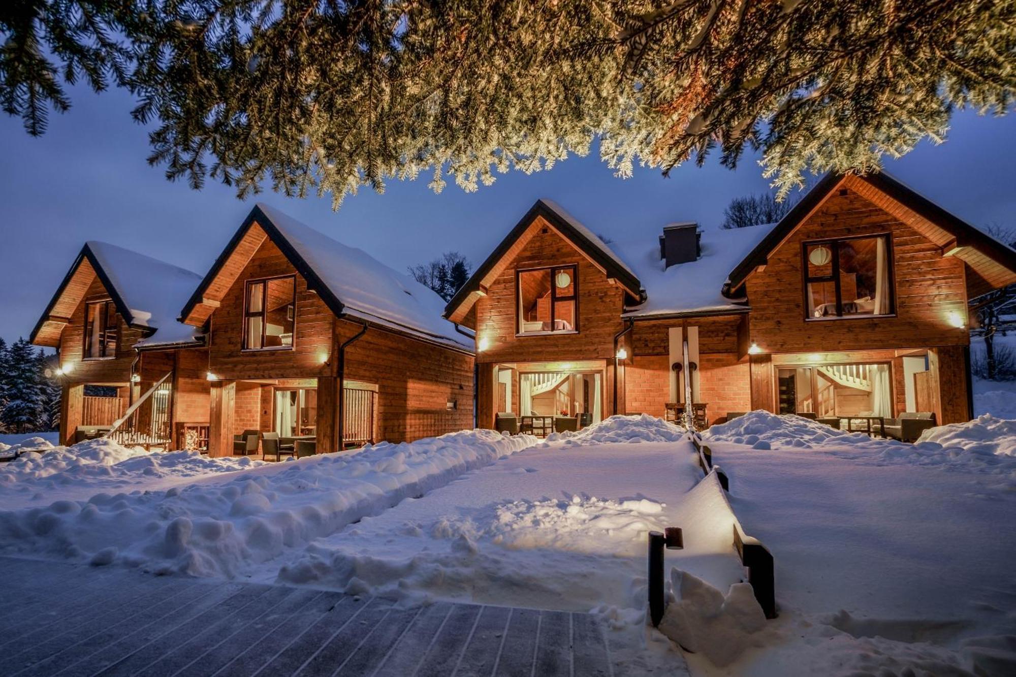 Novosiele Residence - Nad Gorska Rzeka - Lesne Spa Sauna Jacuzzi - Bieszczady Bystre  Esterno foto